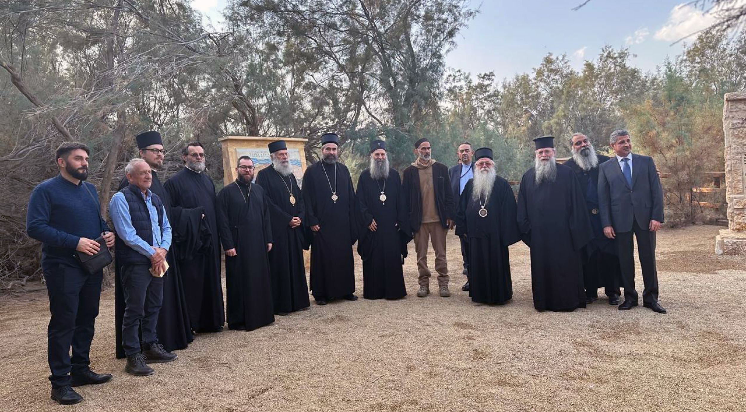 Patriarch Porfirije visited the site of the Baptism of our Lord and Savior Jesus Christ 